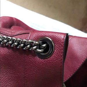 Coach Shoulder Bag chain strap detail
